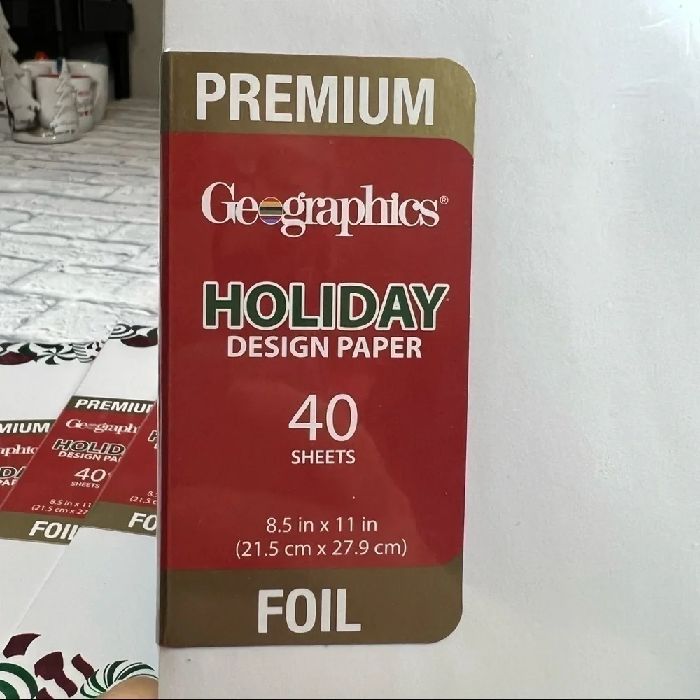 Holiday stationary Christmas card